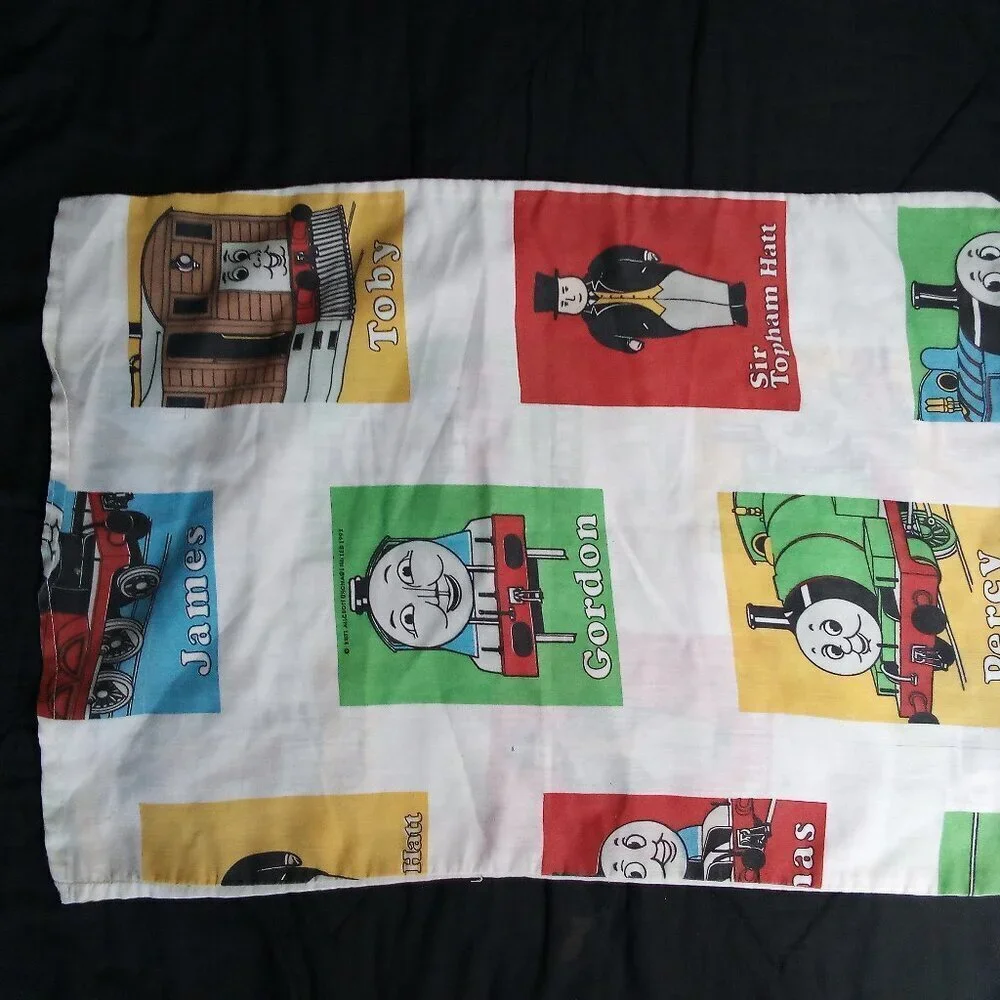 Vintage Thomas Tank Engine Pillow Case